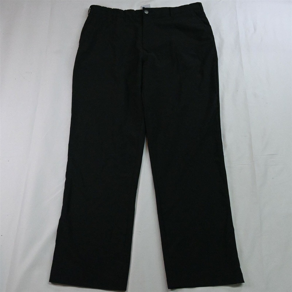 Short Par 4 36 x 30 Black Stretch Tech‎ Straight Dress Pants